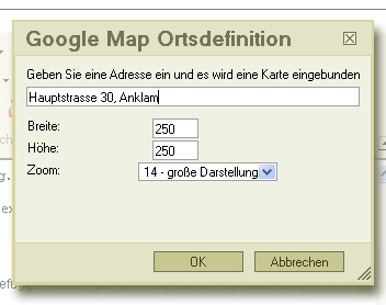 CKEditor - Googlemap - Plugin